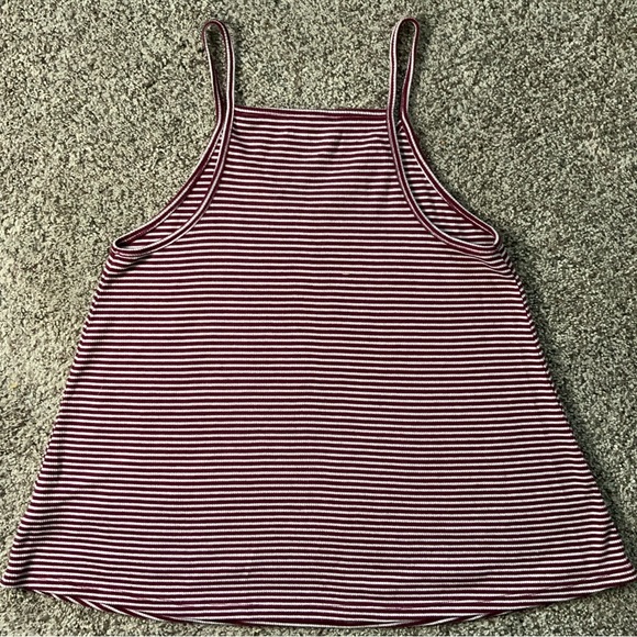 Arizona Red and White Striped Tank Top - Picture 6 of 6